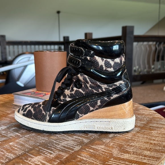 PUMA x Mihara Yasuhiro My77 Leopard Wedge Sneaker - Picture 9 of 11